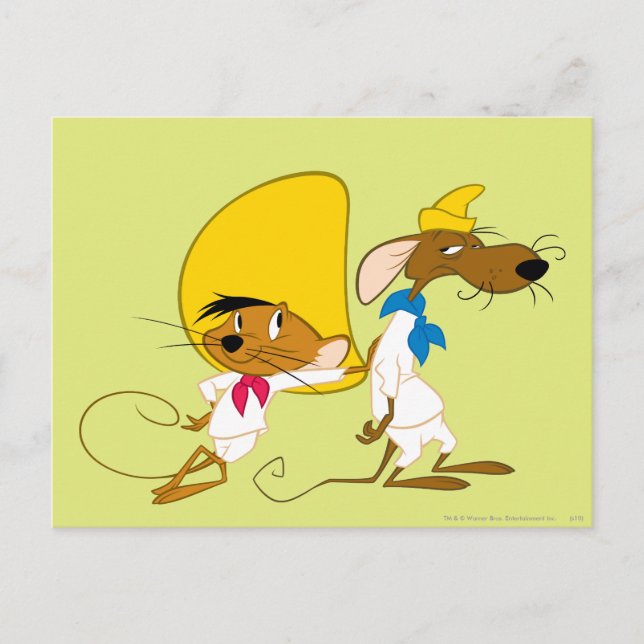 Carte Postale SPEEDY GONZALES™ et Slowpoke (Devant)