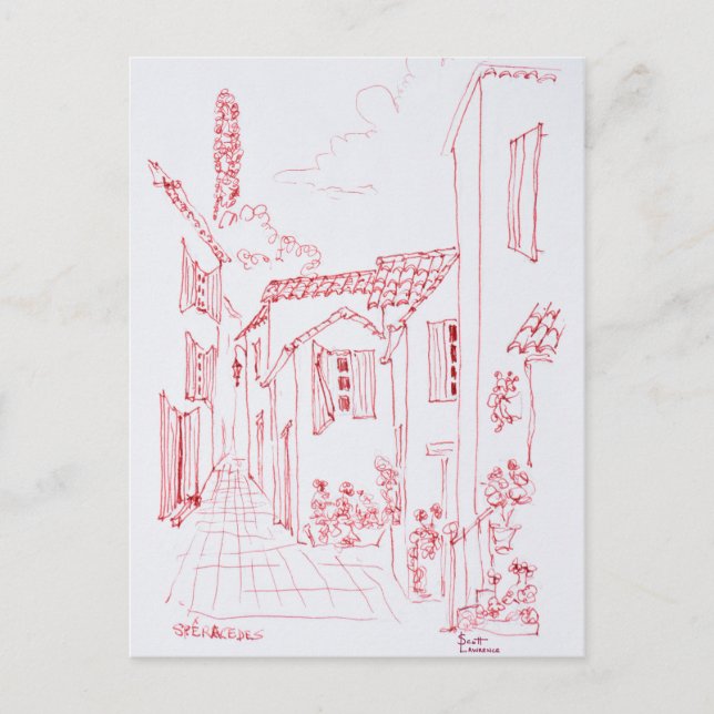 Carte Postale Speracées près de Grasse | Sud de la France (Devant)