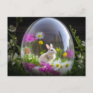 Carte Postale Sphère d'œuf de lapin