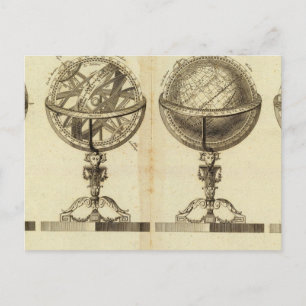 Carte Postale Sphères du Globe