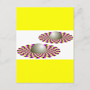 Carte Postale SphèresJaunesViolet