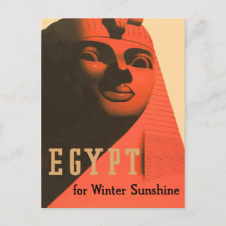 Carte Postale Sphinx d'Egypte vintage