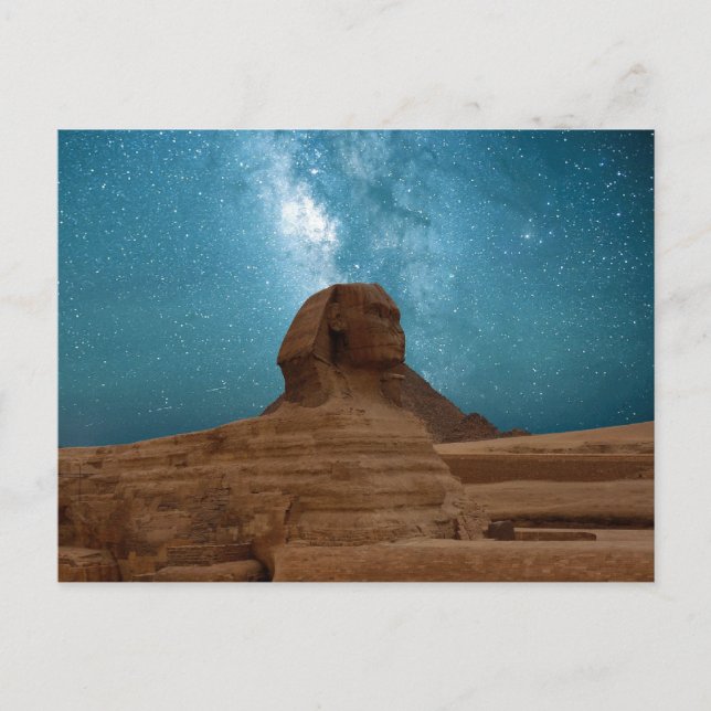 Carte Postale Sphinx : Égypte (Devant)
