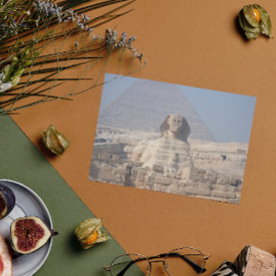 Carte Postale Sphinx et Pyramide en Egypte