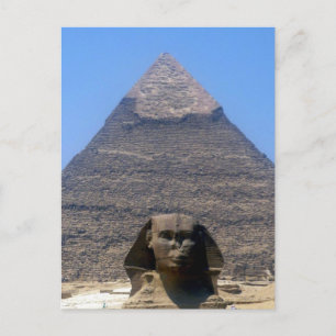 Carte Postale sphinx khafre pyramide