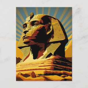 Carte Postale Sphinx Merveilles de la Pop Art Mondiale