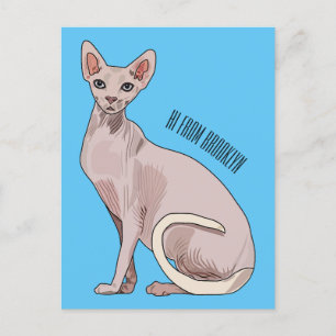 Carte Postale Sphynx cat