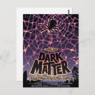 Carte Postale Spider Cosmic Web, Galaxie d'Halloween des horreur