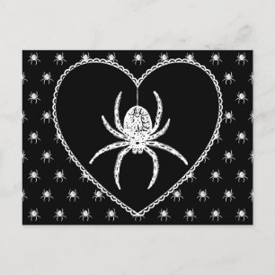Carte Postale Spider Heart