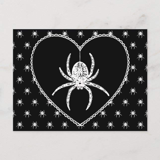 Carte Postale Spider Heart (Devant)