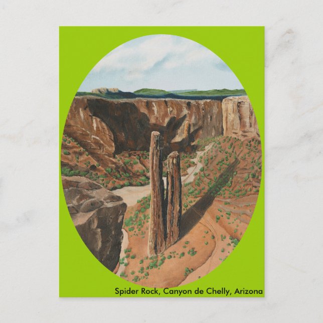 Carte Postale Spider Rock, Canyon de Chelly, Arizona (Devant)