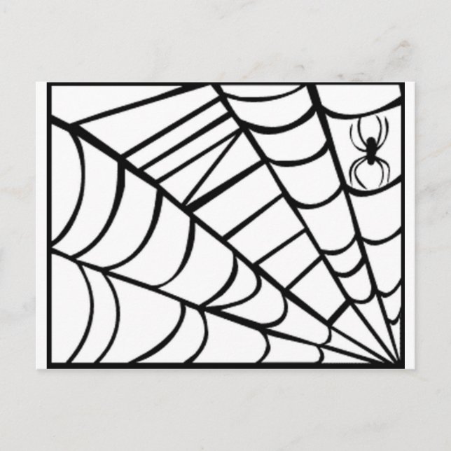 Carte Postale Spider Web (Devant)