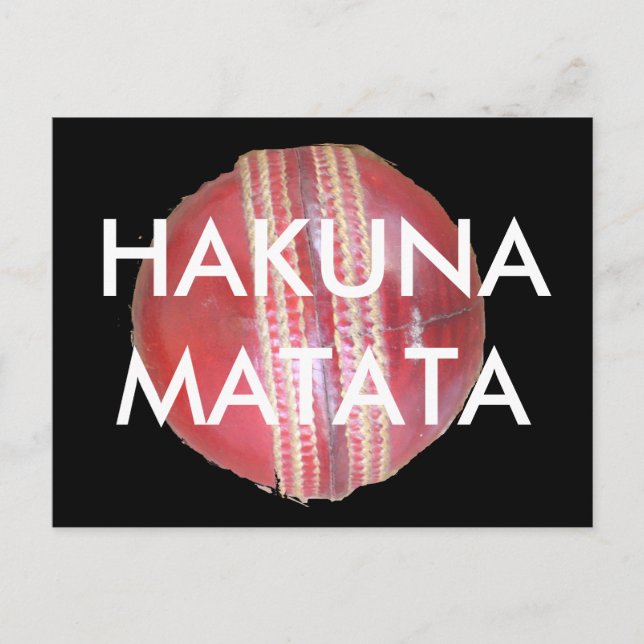 Carte Postale Spin Master's Sphere : Une balle de cricket à gauc (Devant)