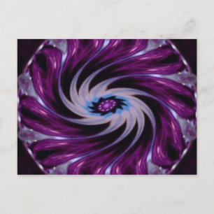 Carte Postale Spin pourpre