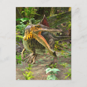 Carte Postale Spinosaure dinosaure