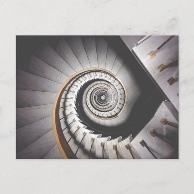 Carte Postale Spiral staircase (Devant)