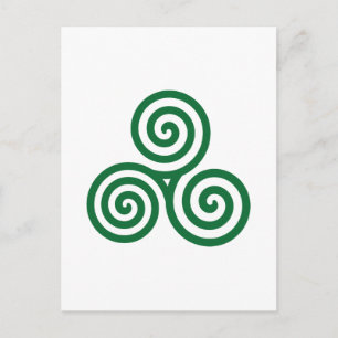 Carte Postale spirale celtique