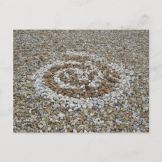 Carte Postale Spirale de galets