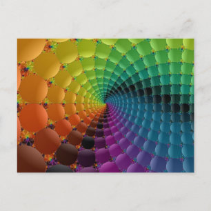 Carte Postale spirale rétro