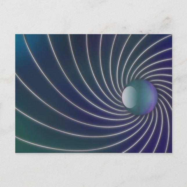 Carte postale Spirales de mer profonde (Devant)