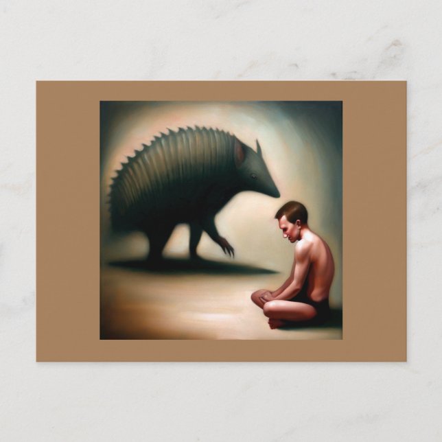 Carte Postale Spirit Animal Armadillo 1 (Devant)