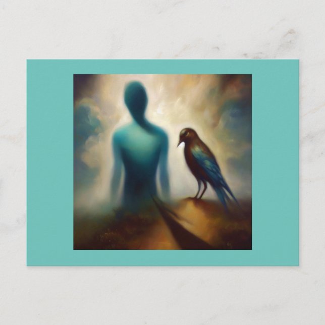 Carte Postale Spirit Animal Bluebird 1 (Devant)