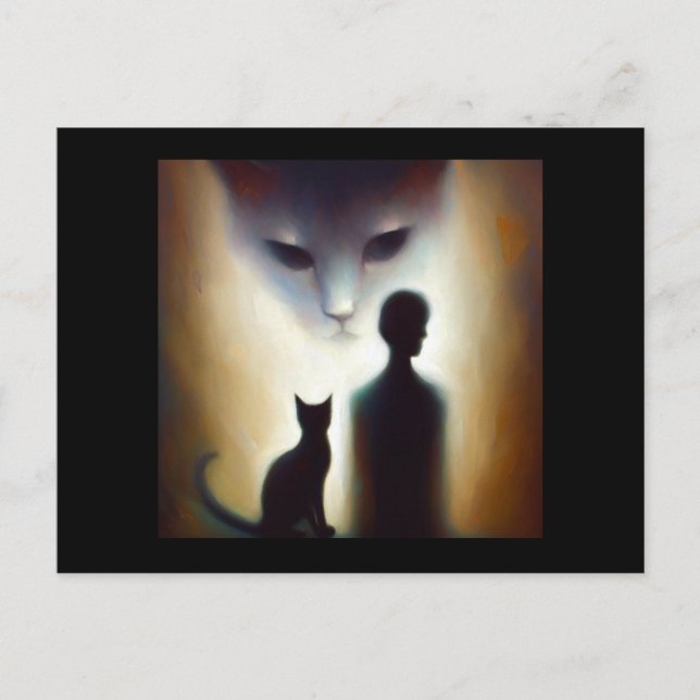 Carte Postale Spirit Animal Chat 2 (Devant)