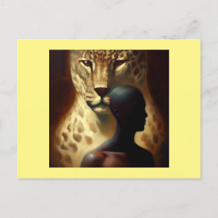 Carte Postale Spirit Animal Jaguar 1