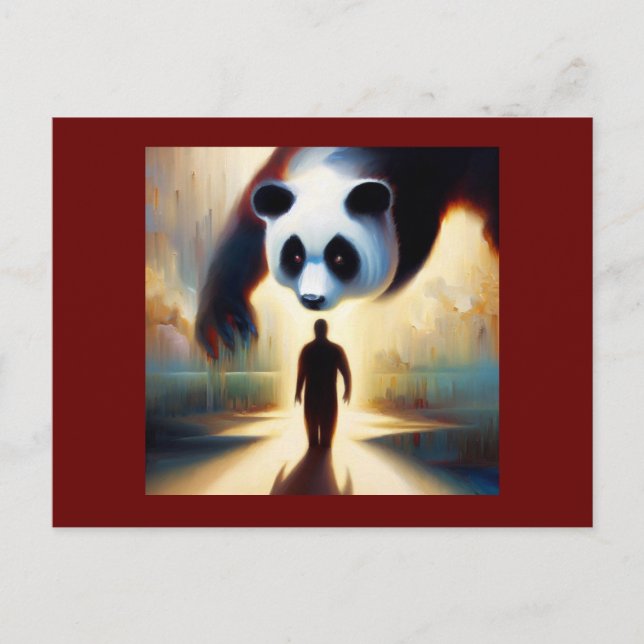 Carte Postale Spirit Animal Panda 2 (Devant)