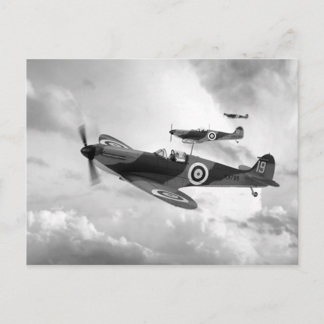Carte Postale Spitfire Mk I (Devant)