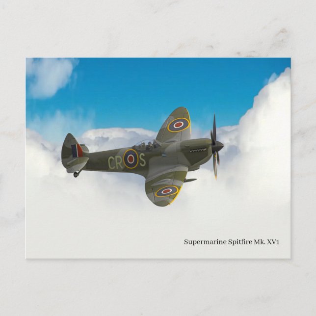 Carte Postale Spitfire Postcard (Devant)