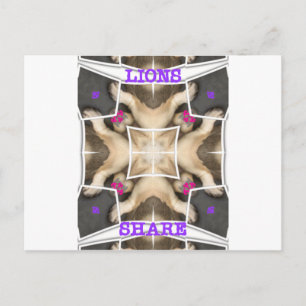 Carte Postale Splendor du Serengeti : Artistère de masquage anim