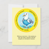 Splish Splash fun Seagull été Hawaii salut