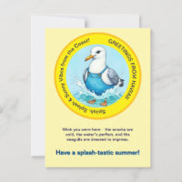 Splish Splash-tastic été Hawaii accueil oiseau