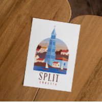 Split Croatie Dalmatie Vintage