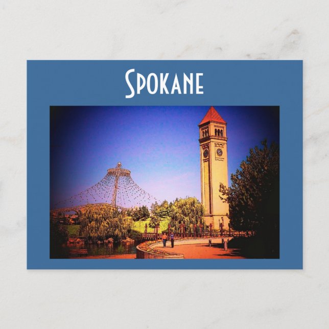 Carte postale Spokane (Park) (Devant)