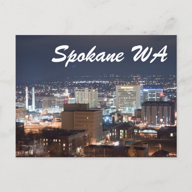 CARTE POSTALE SPOKANE WA (Devant)