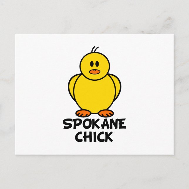 Carte Postale Spokane Washington Chick (Devant)