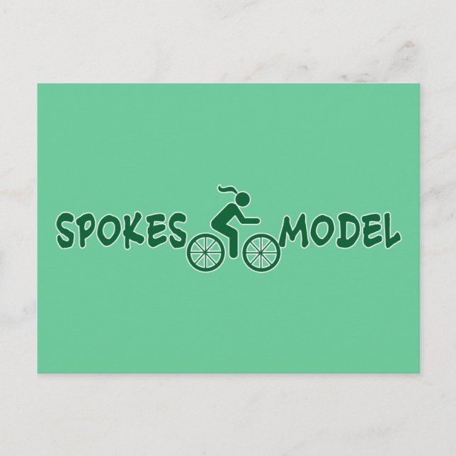 Carte Postale SPOKESMODEL Punny Dames Cyclisme (Devant)