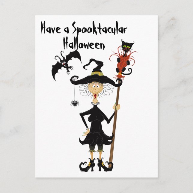 Carte postale Spooktacular Halloween (Devant)