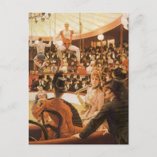 Carte Postale Sporting Ladies (ou Circus Lover) par James Tissot (Devant)