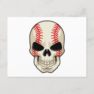 Carte Postale Sports de baseball de crâne