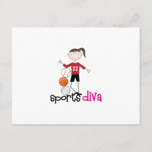 Carte Postale Sports Diva