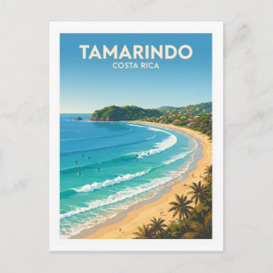 Carte Postale Spot de surf Playa Tamarindo Costa Rica Voyage