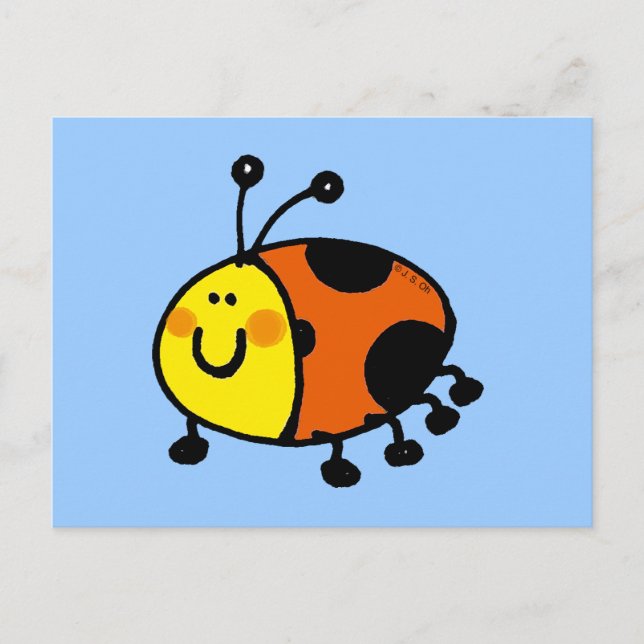 Carte Postale Spotty ladybug (Devant)