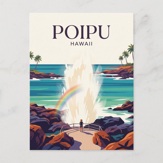 Carte Postale Spouting Horn USA (Devant)