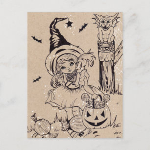 Carte Postale Spoylicious Candy Halloween