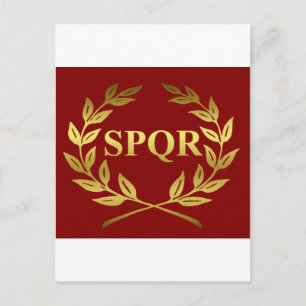 CARTE POSTALE SPQR