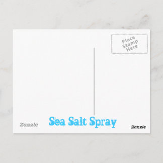 Carte Postale spray au sel de mer Art