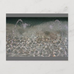 Carte Postale Spray fontaine